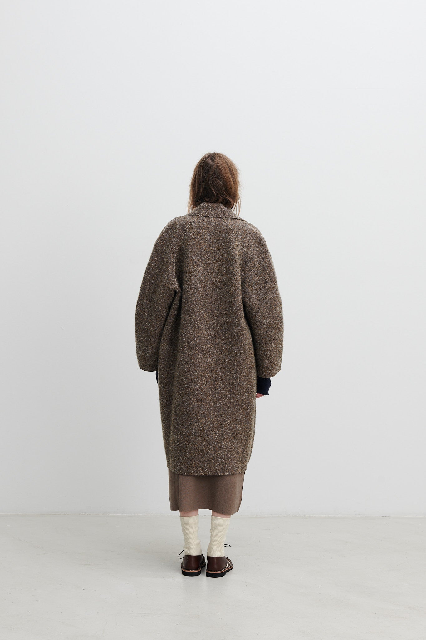 Boboutic / ボブティック ZIPPED HALF COAT ブラウン JOURNAL STANDARD LUXE（ジャーナルスタンダード ラックス）の