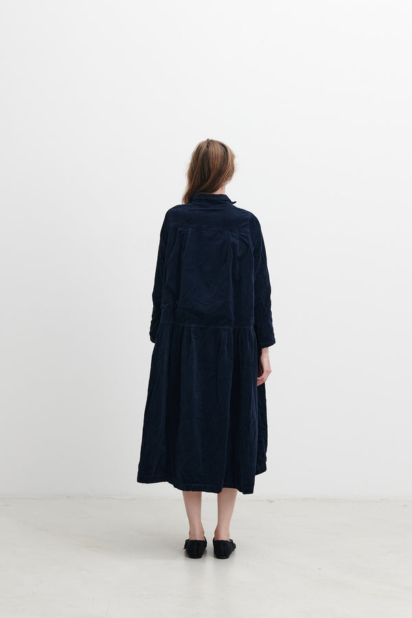 RICORRROBE - bd dress - dark navy velvet