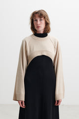 DUNE_ - Cropped Raglan Sweater