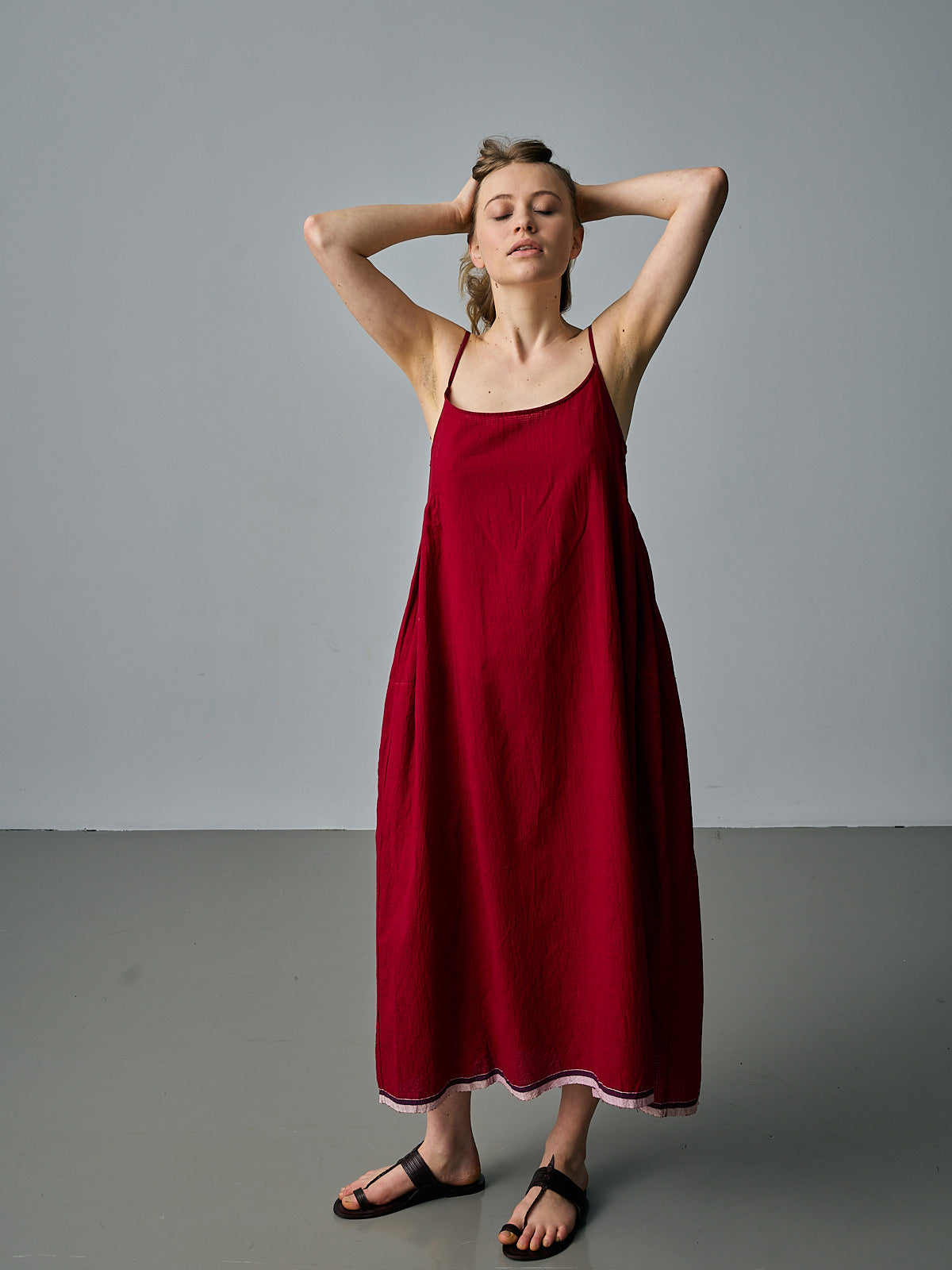 Slip Dress - Dark Red