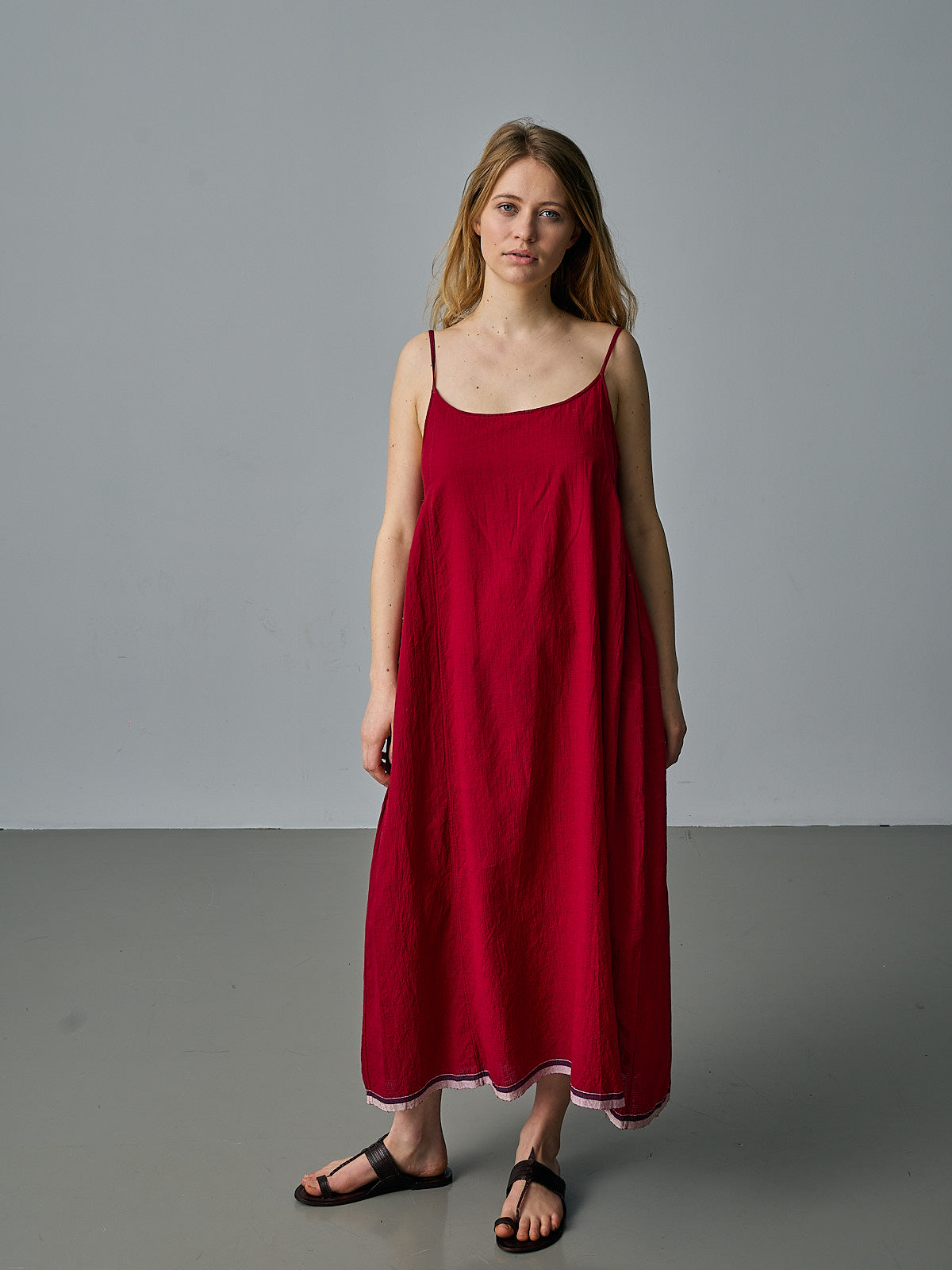 Slip Dress - Dark Red