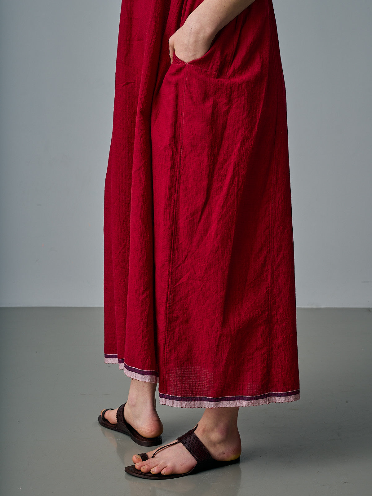 Slip Dress - Dark Red
