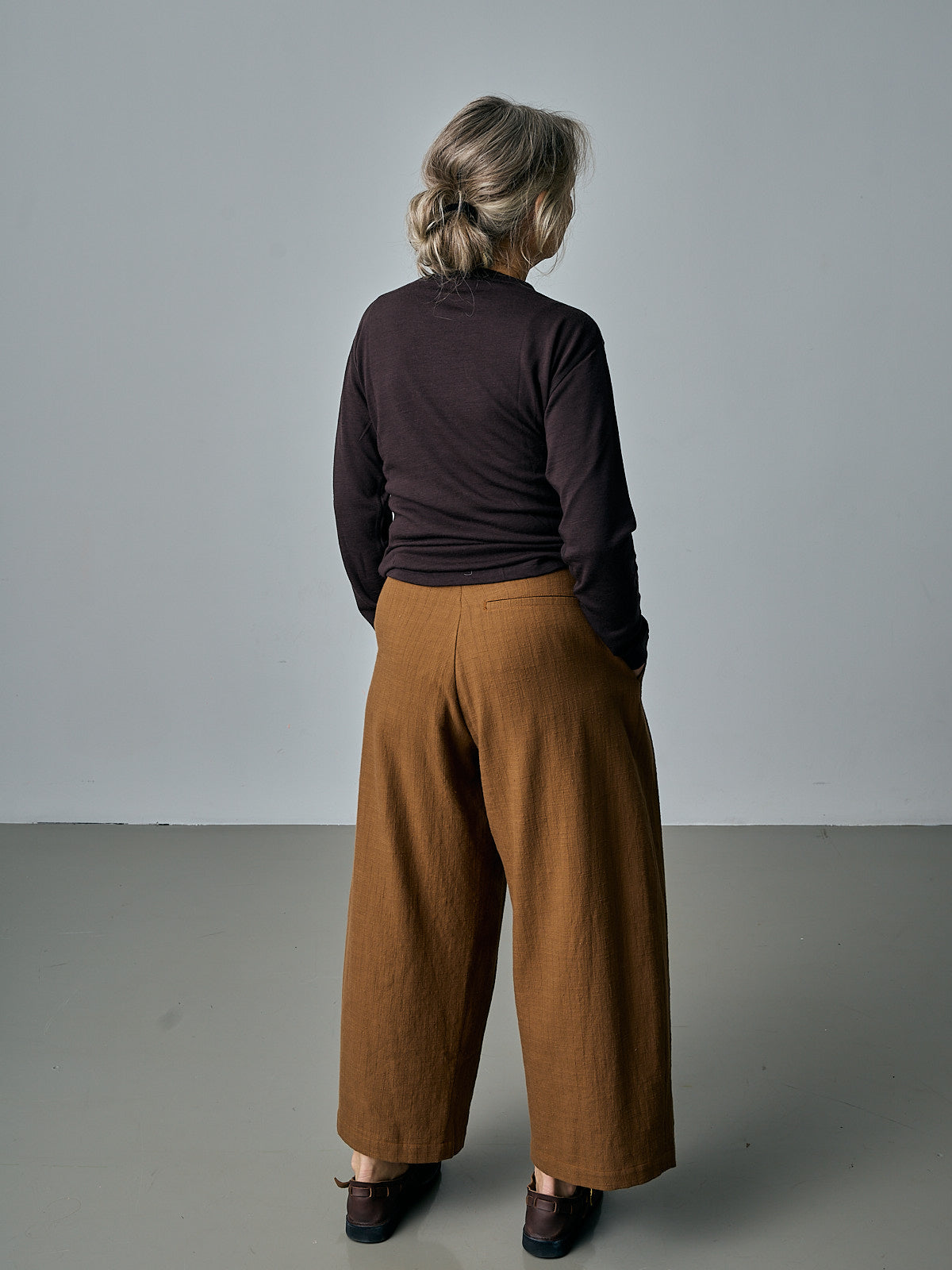 Kassel Trousers - Ochre Pinstripe