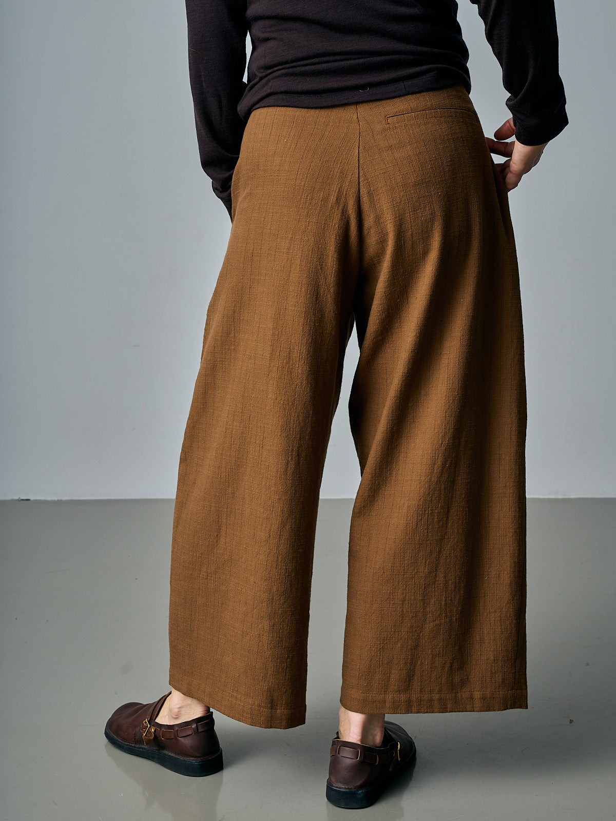 Kassel Trousers - Ochre Pinstripe