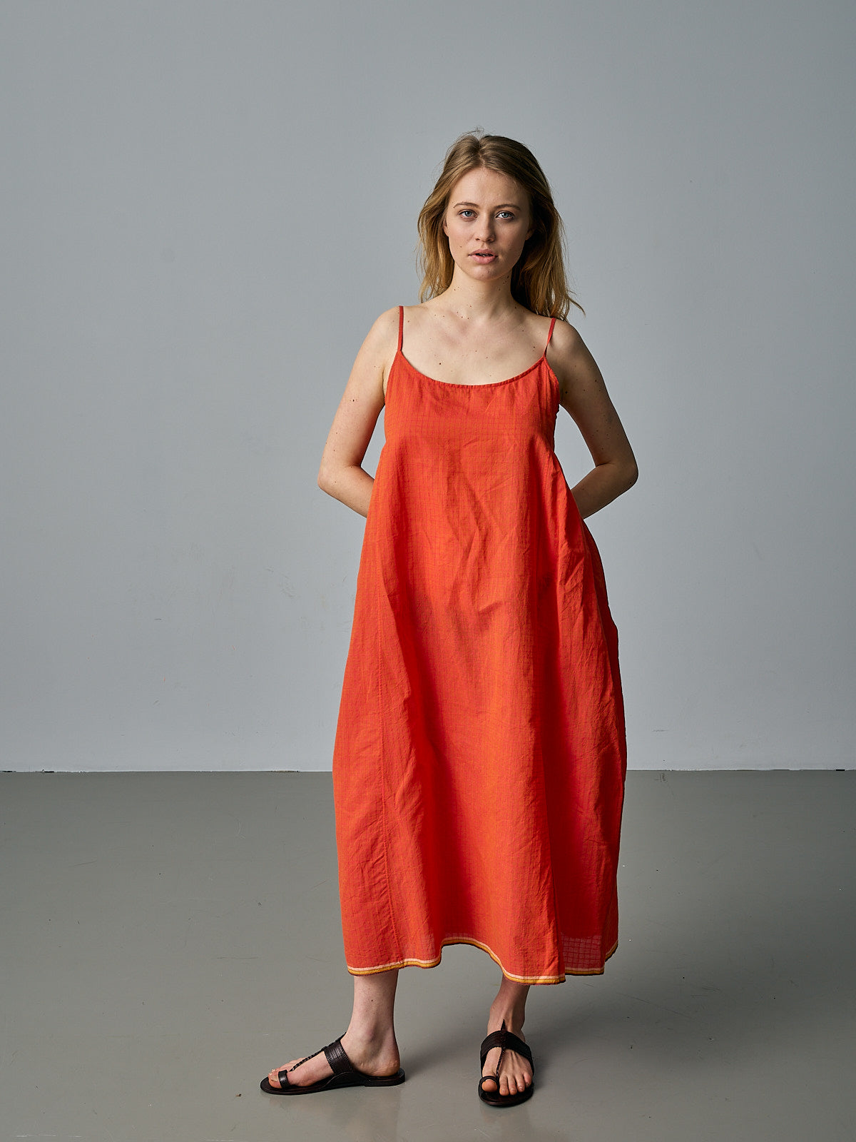 Slip Dress - Orange