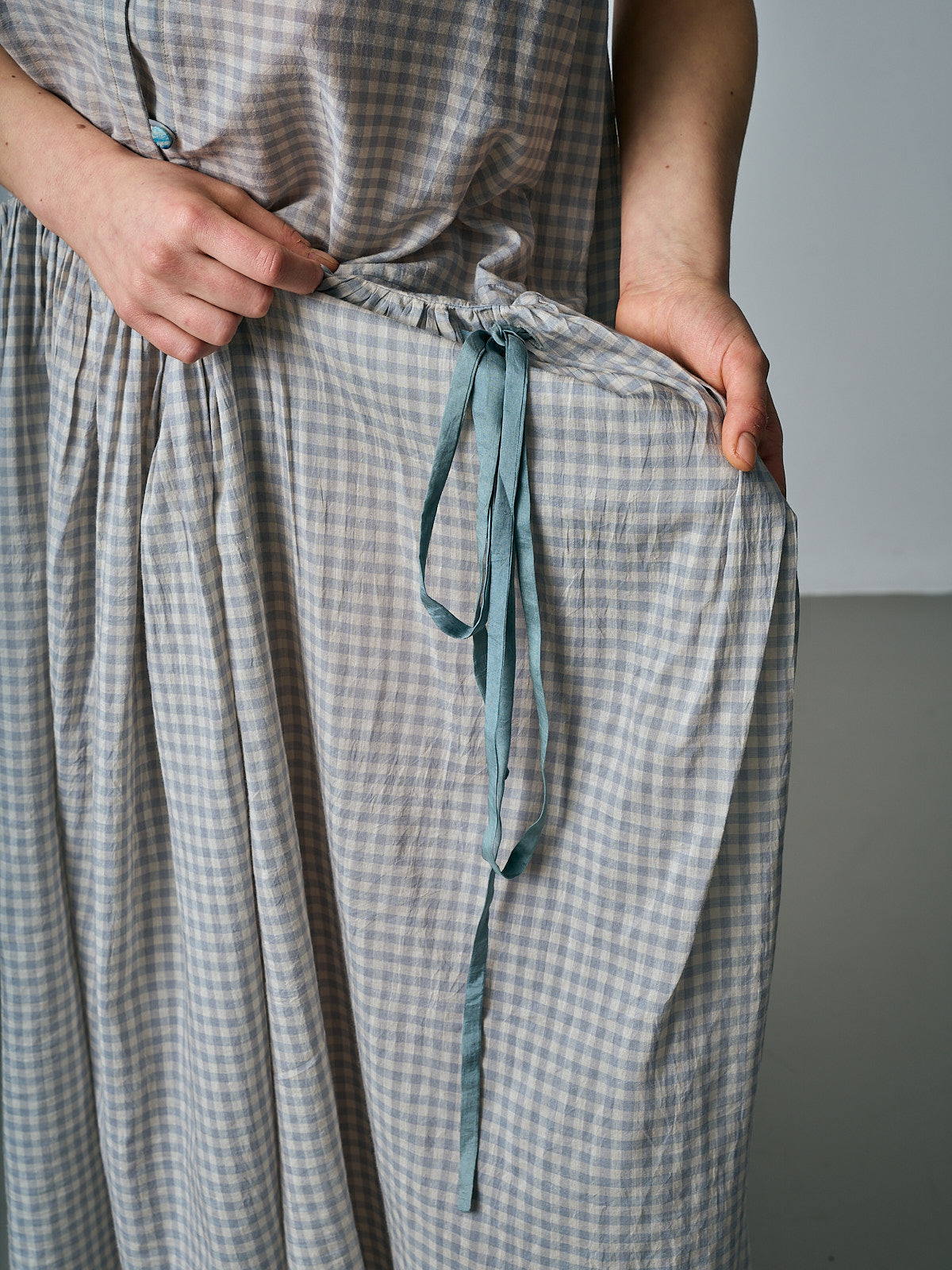 Poppy Dress - Grey Checks
