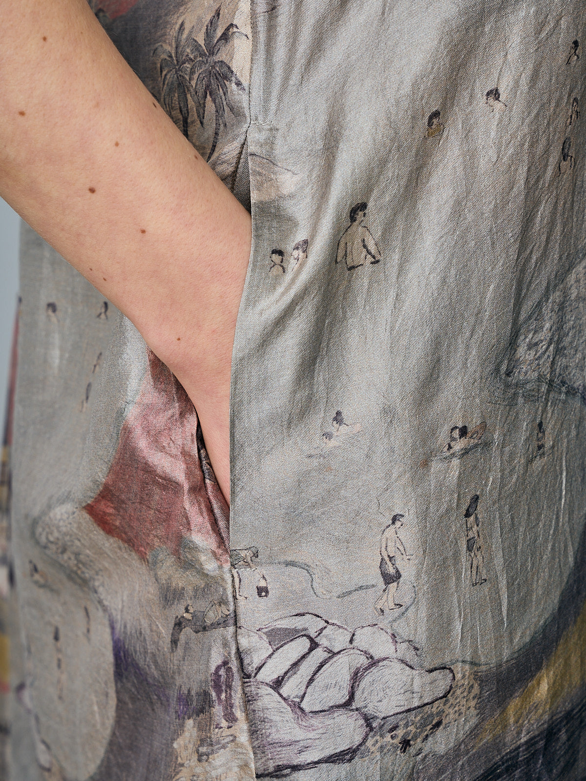 Mary Dress - Cabriolet Day Print