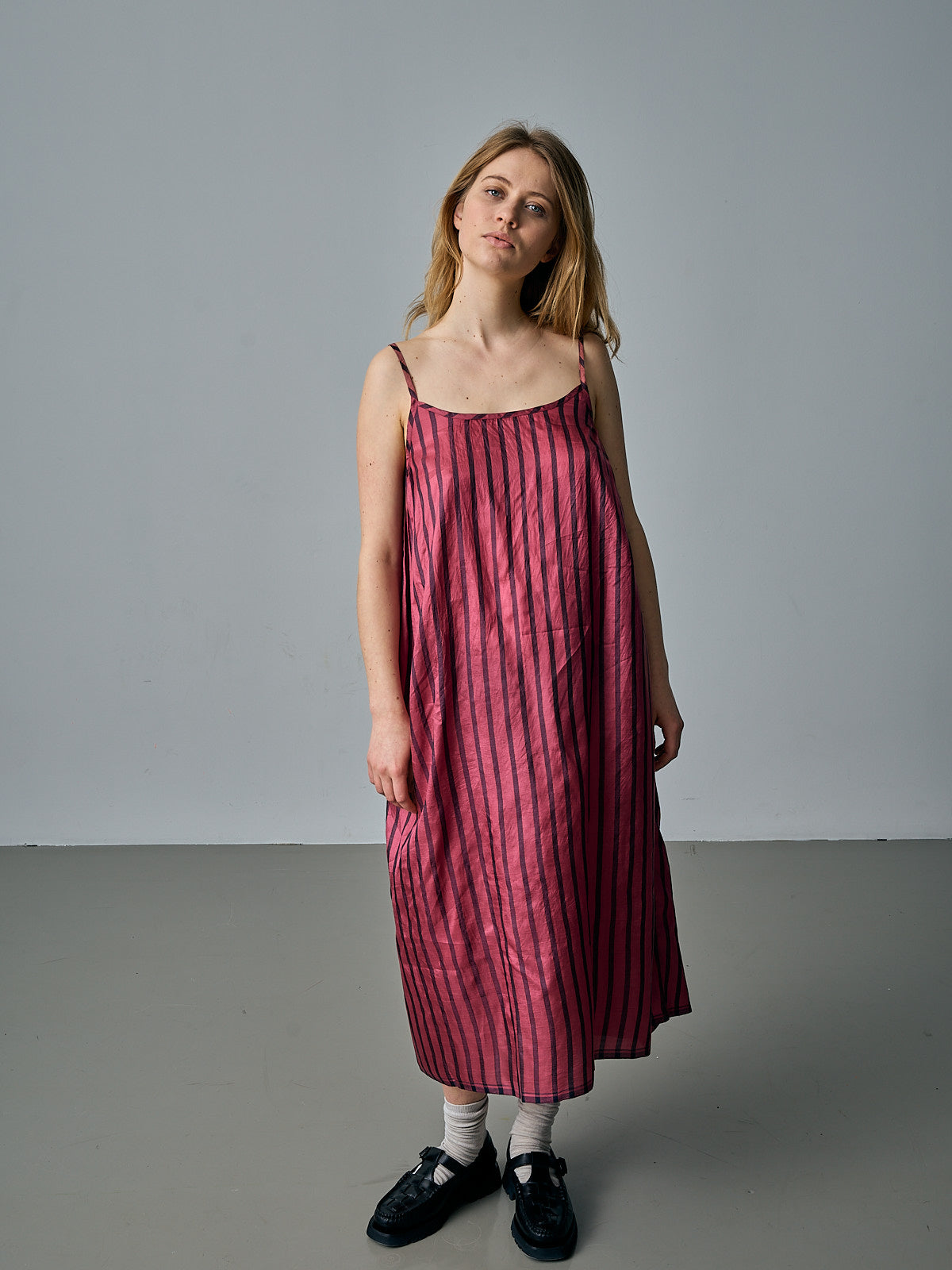 Silk Slip Dress - Dusty Pink