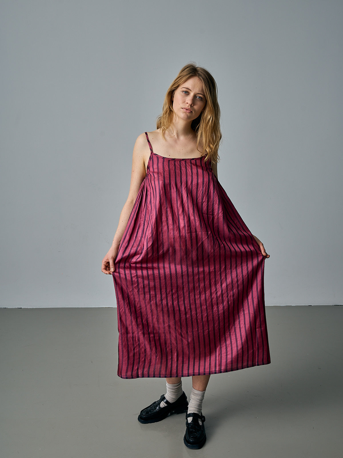 Silk Slip Dress - Dusty Pink