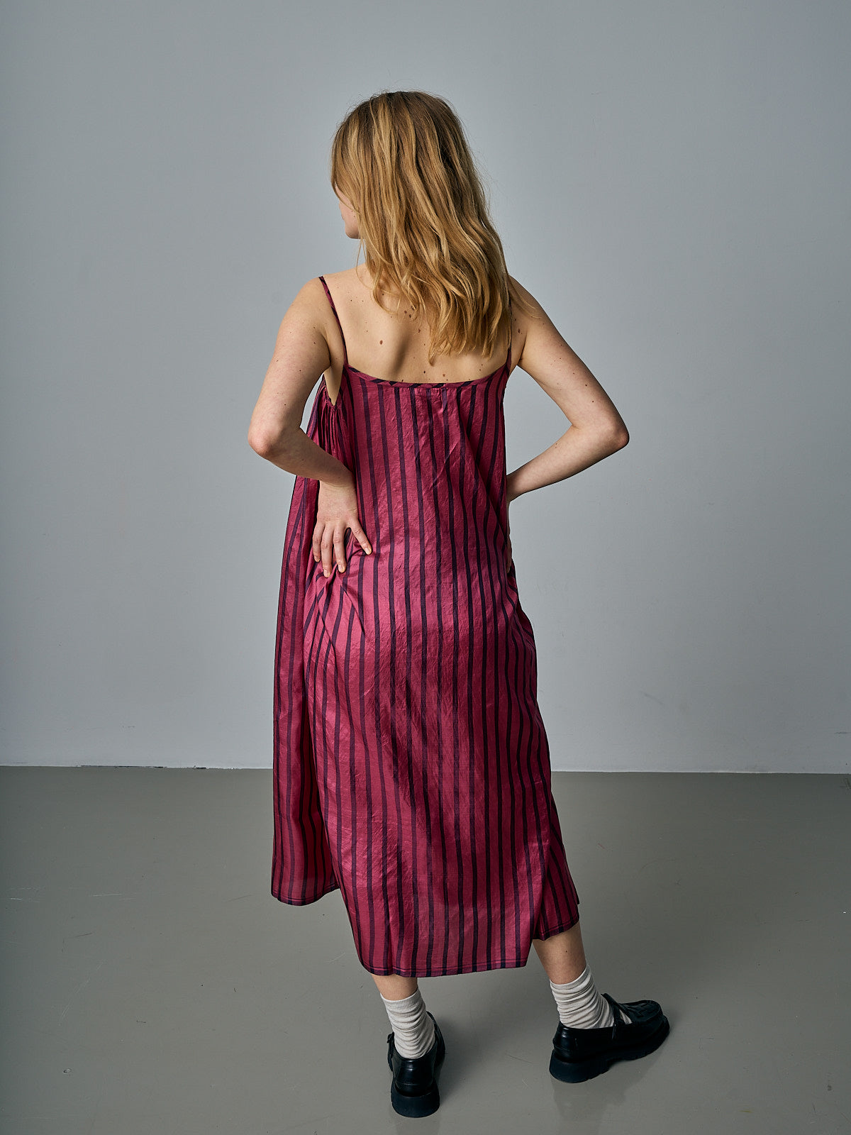 Silk Slip Dress - Dusty Pink