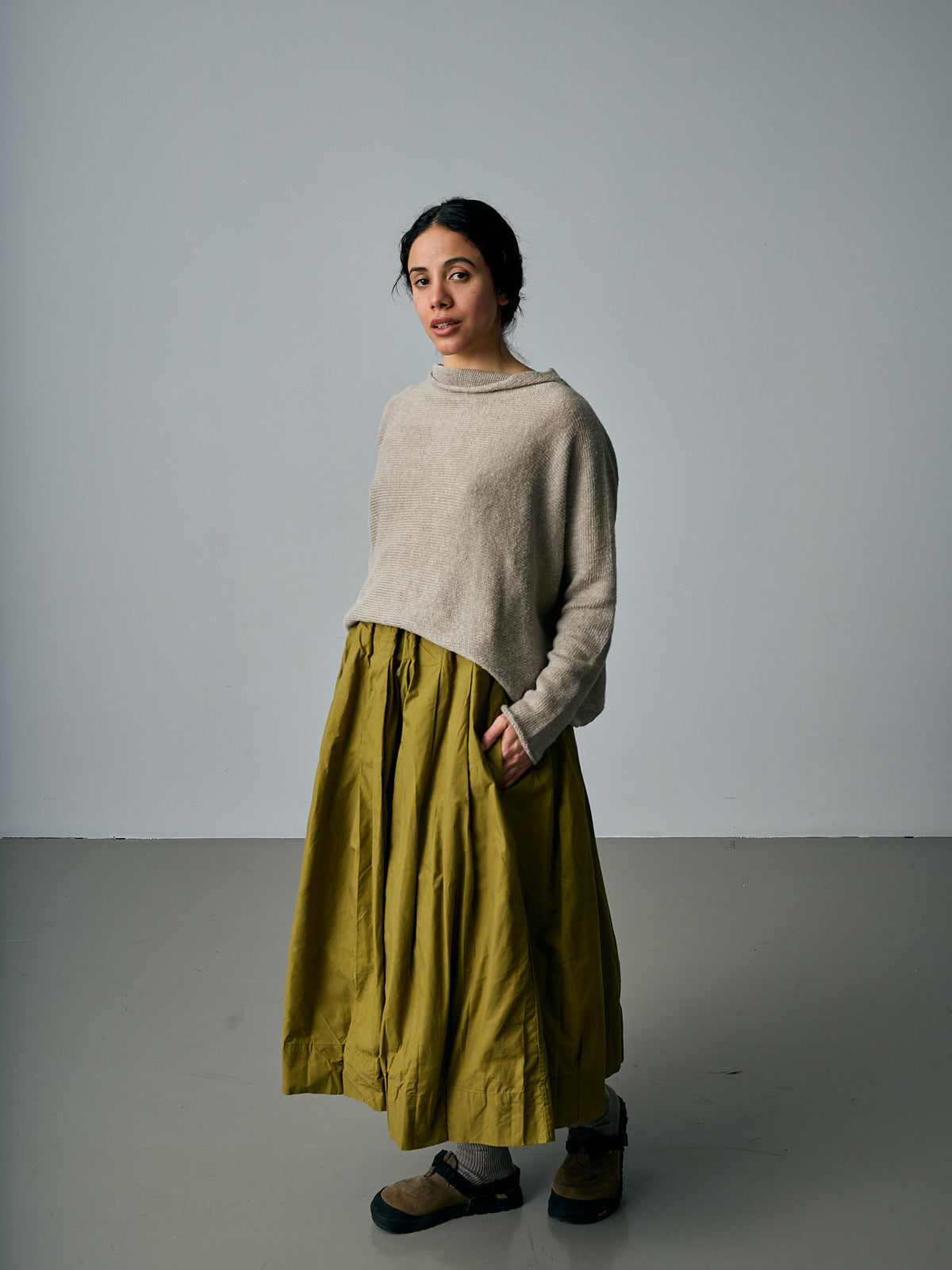 Flower Skirt - Seaweed