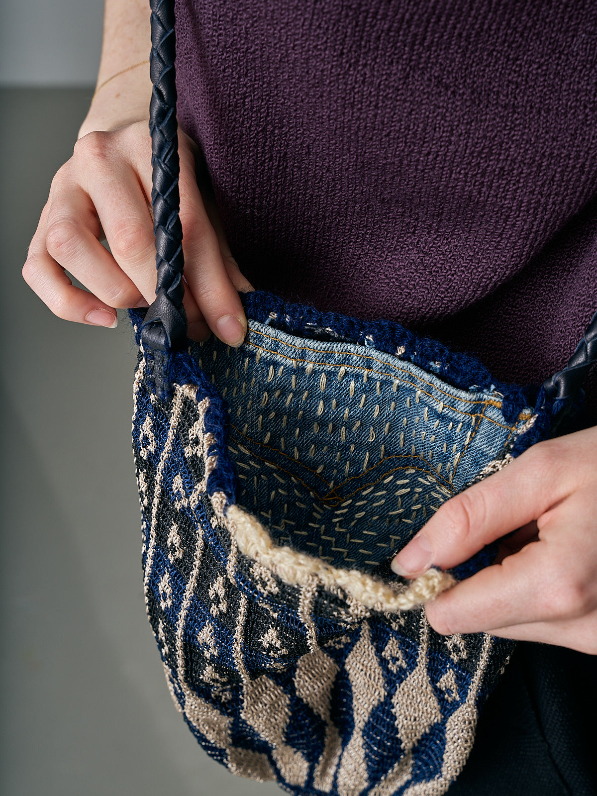 EN SHALLA - BAG - NAVY - tété