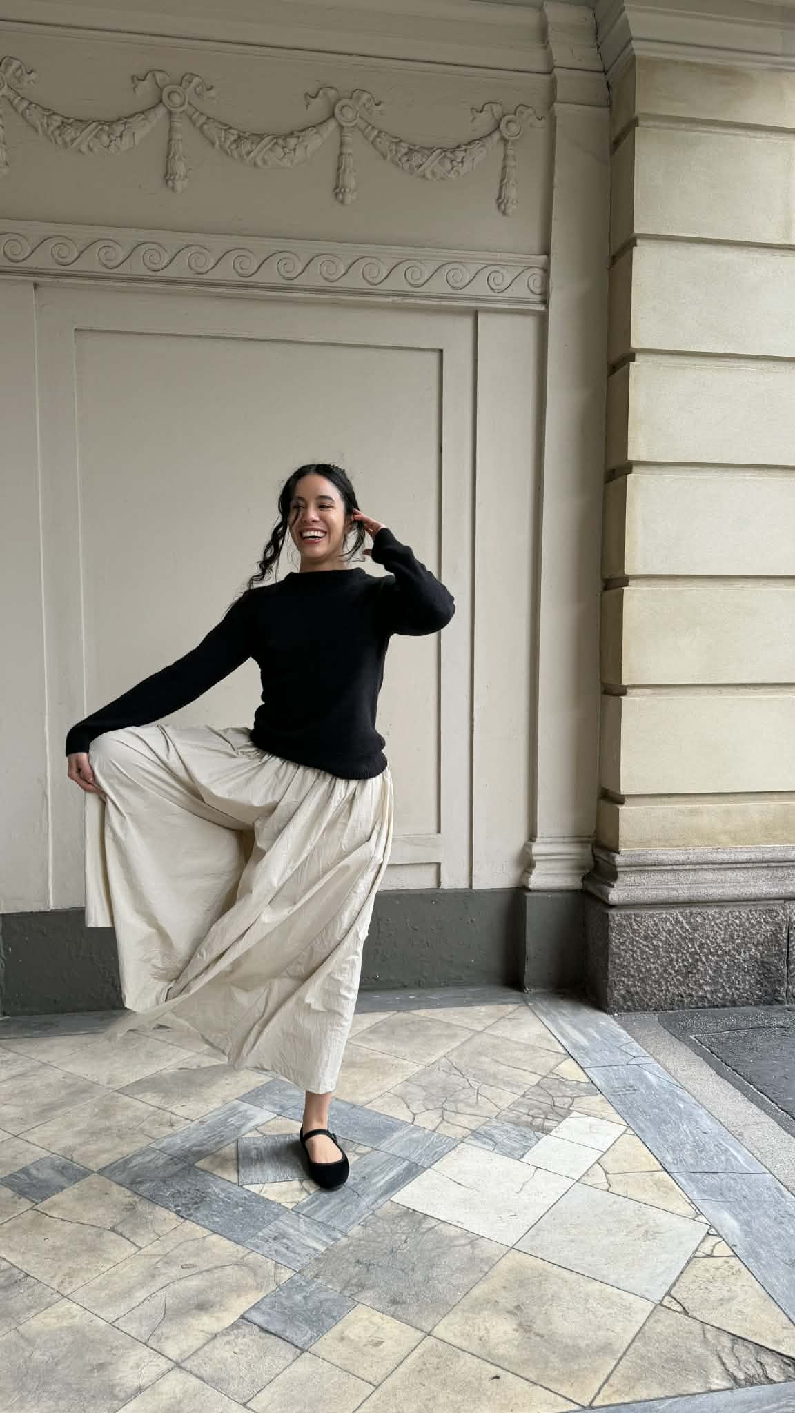 Skirt Pants - P1904/TS940 - Cappuccino