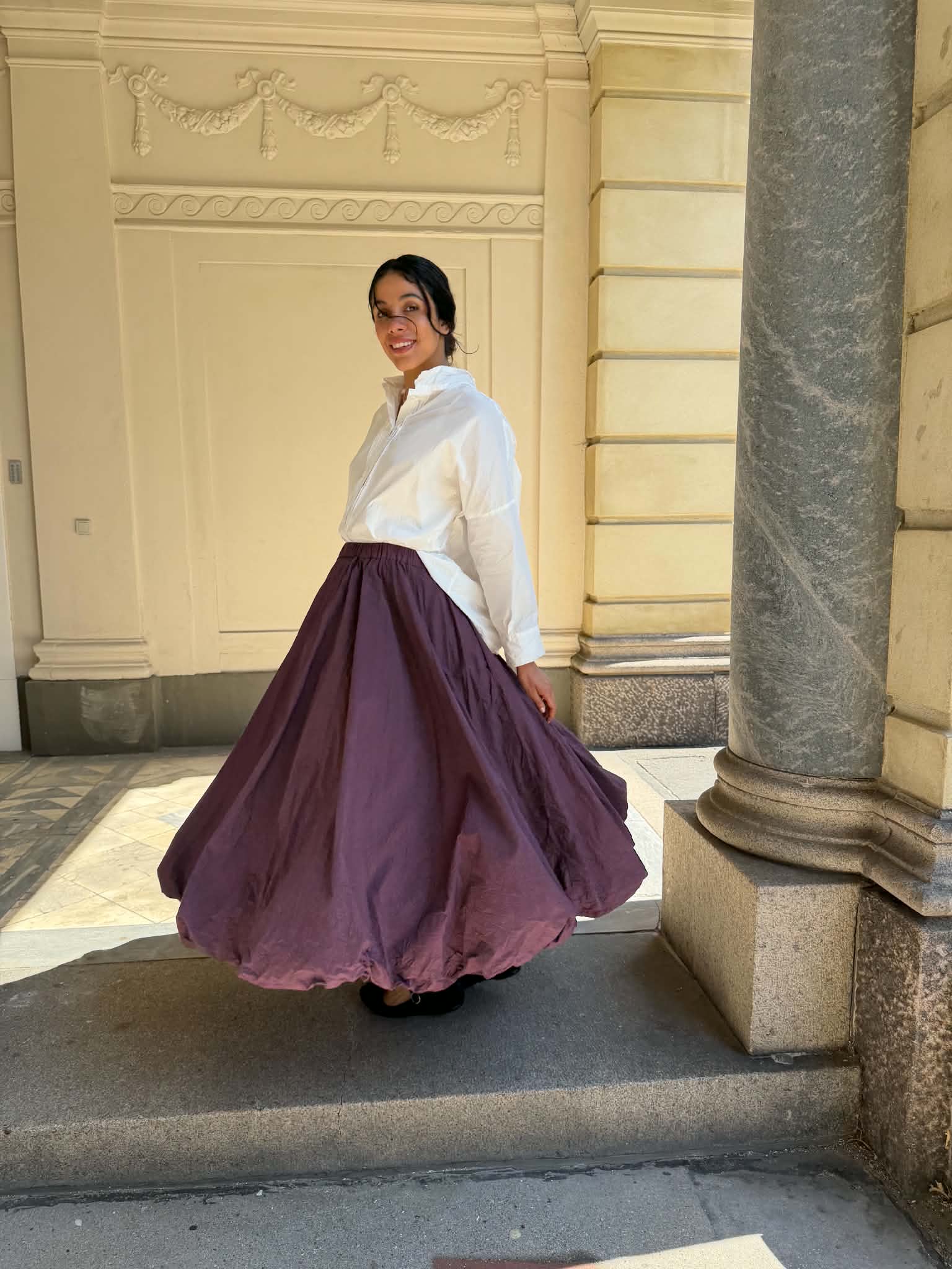 Calla Skirt - Plum