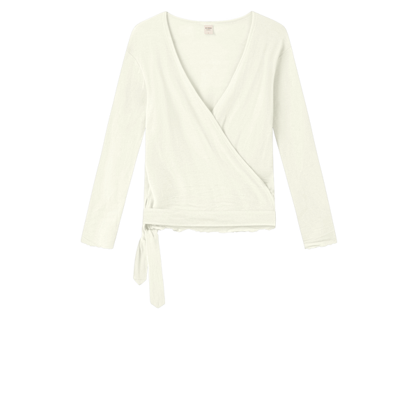 BASICS - Wrap Top - off-white