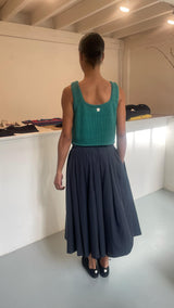 NITTO - GUACHE HANDKNITTED VEST - SMERALDO