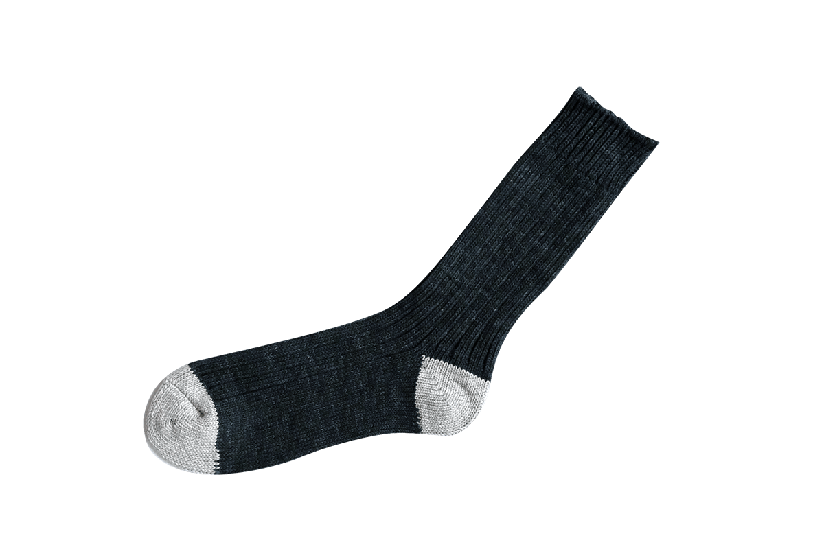 NISHIGUCHI KUTSUSHITA - RECYCLED COTTON SOCKS