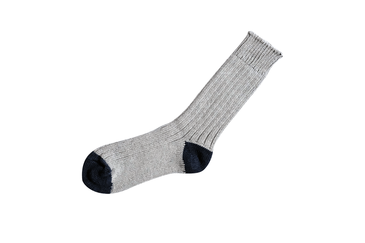 NISHIGUCHI KUTSUSHITA - RECYCLED COTTON SOCKS