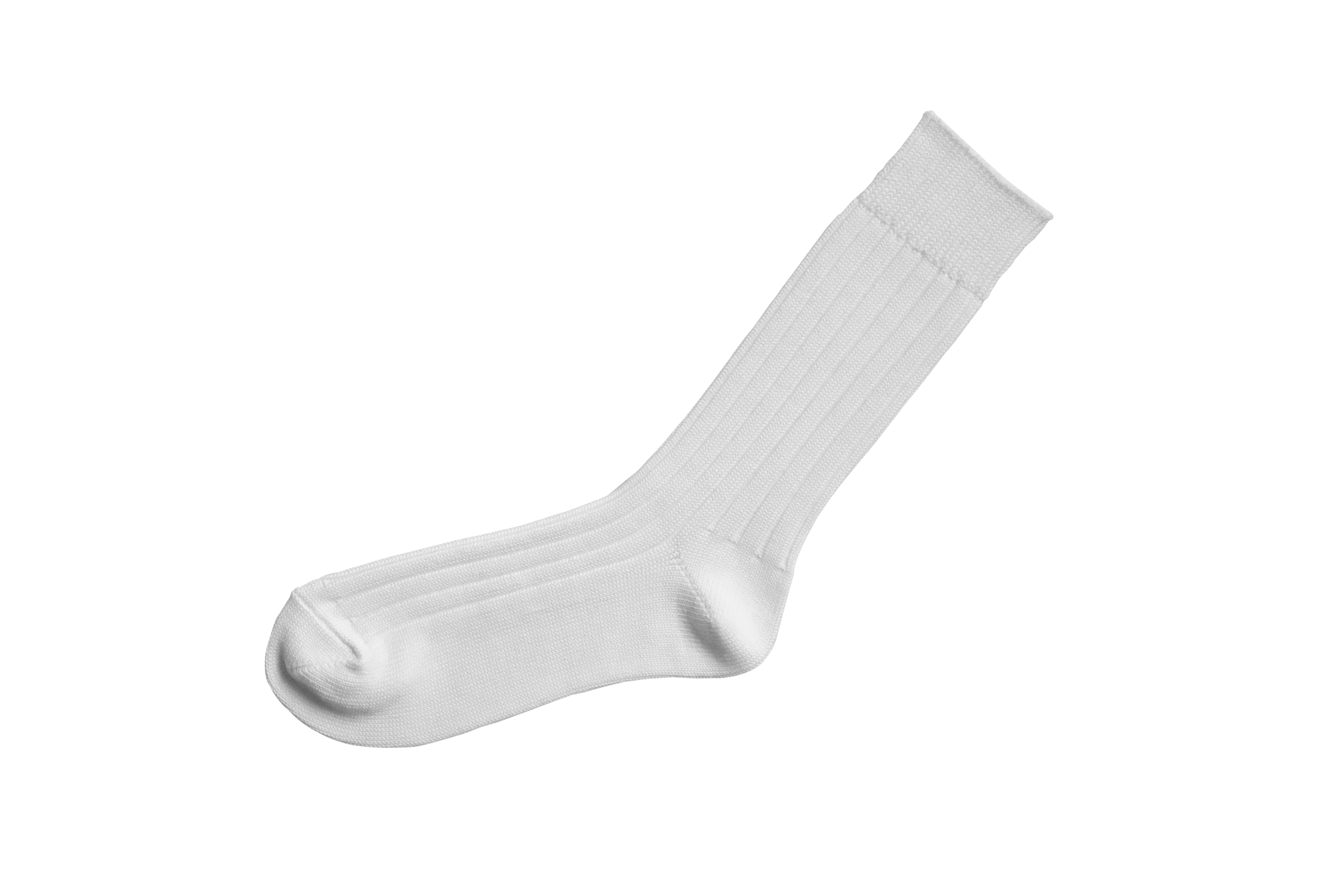 NISHIGUCHI KUTSUSHITA - Egyptian Cotton Ribbed Socks