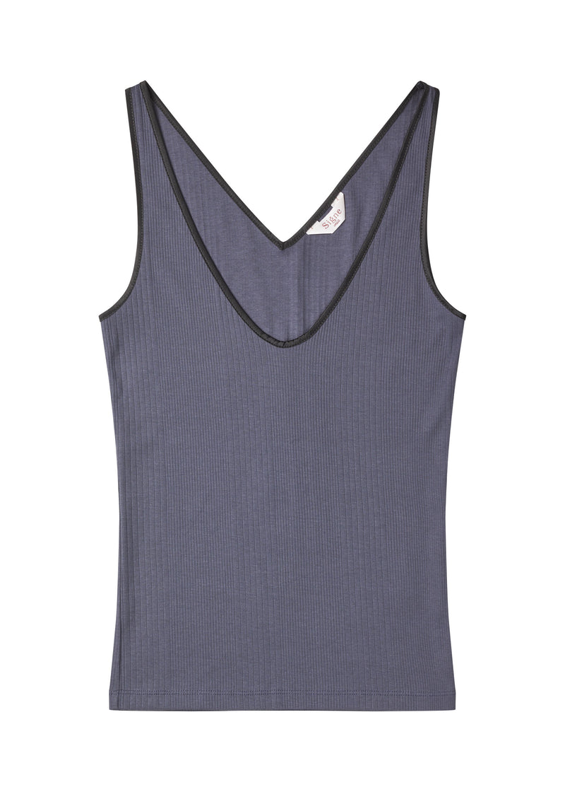 SIGNE - APRIL TANKTOP - NAVY GREY