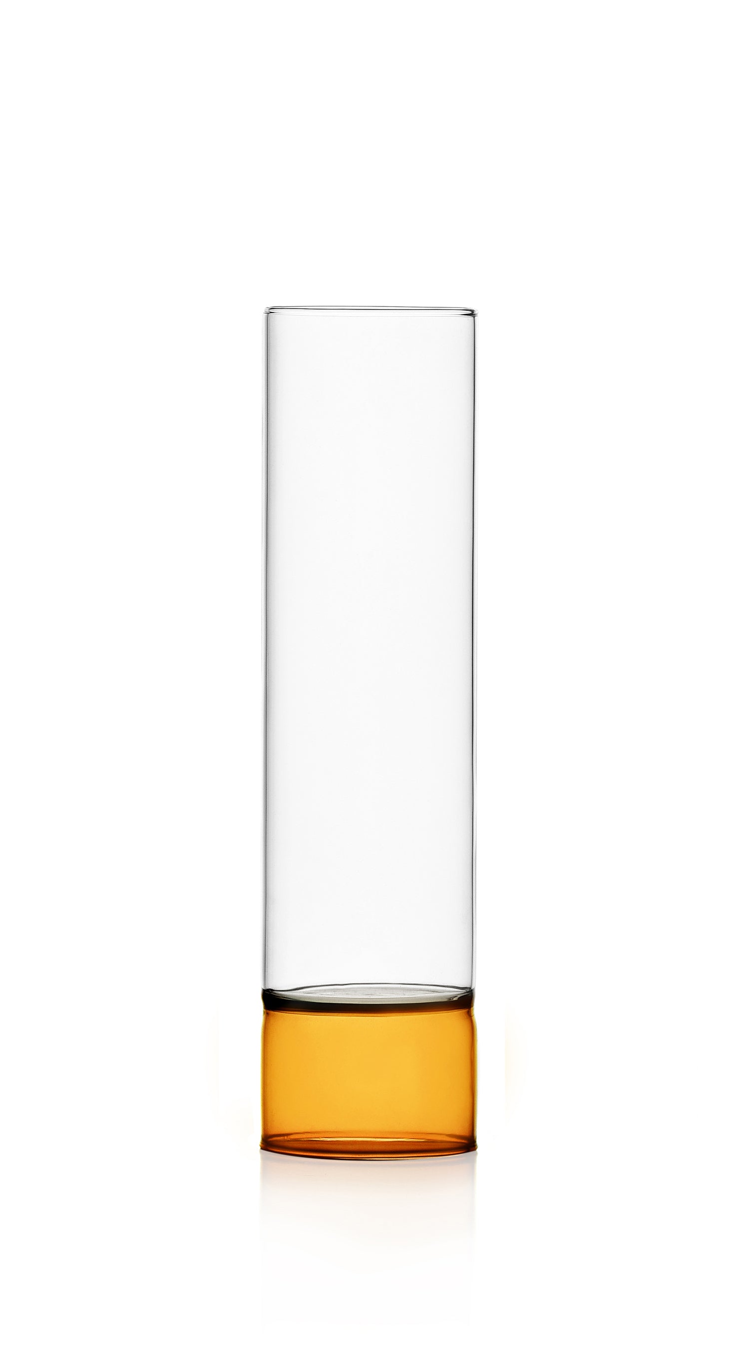 Bamboo Grove Vase 27 cm Clear/Amber