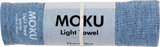 The Moku multi-purpose towel by Kontex is exceptionally light weight and has a super absorbent textured weave. Use it as your travel companion, bring to the gym, yoga or sauna. Or use it as a tea-towel.