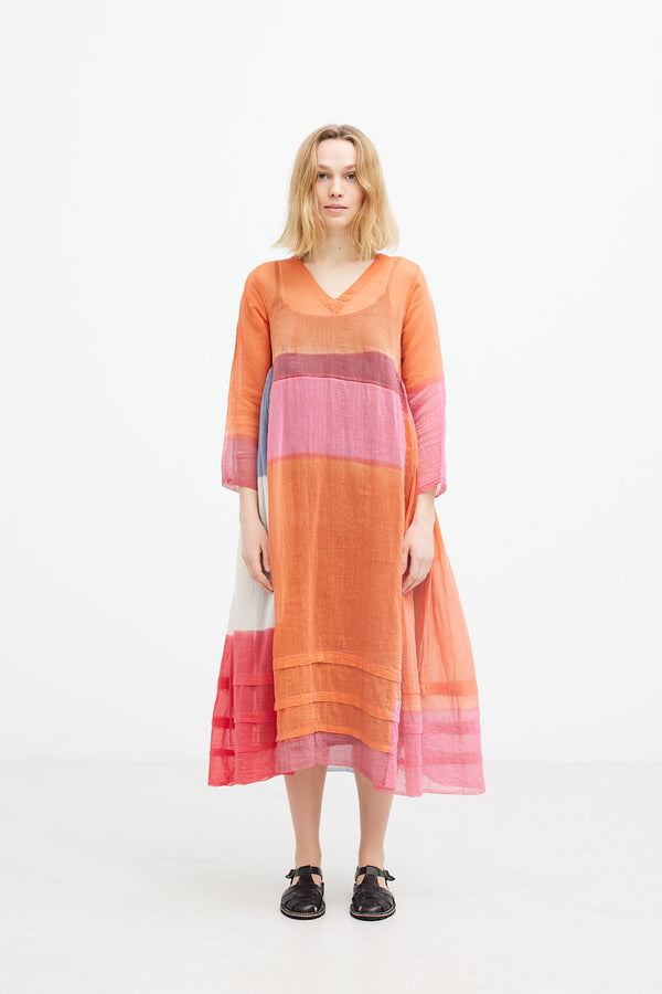 INJIRI - Orange dress