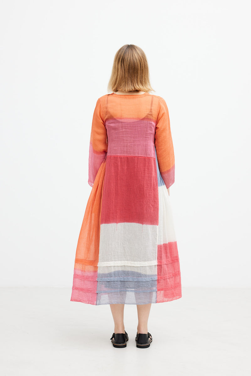 INJIRI - Orange dress