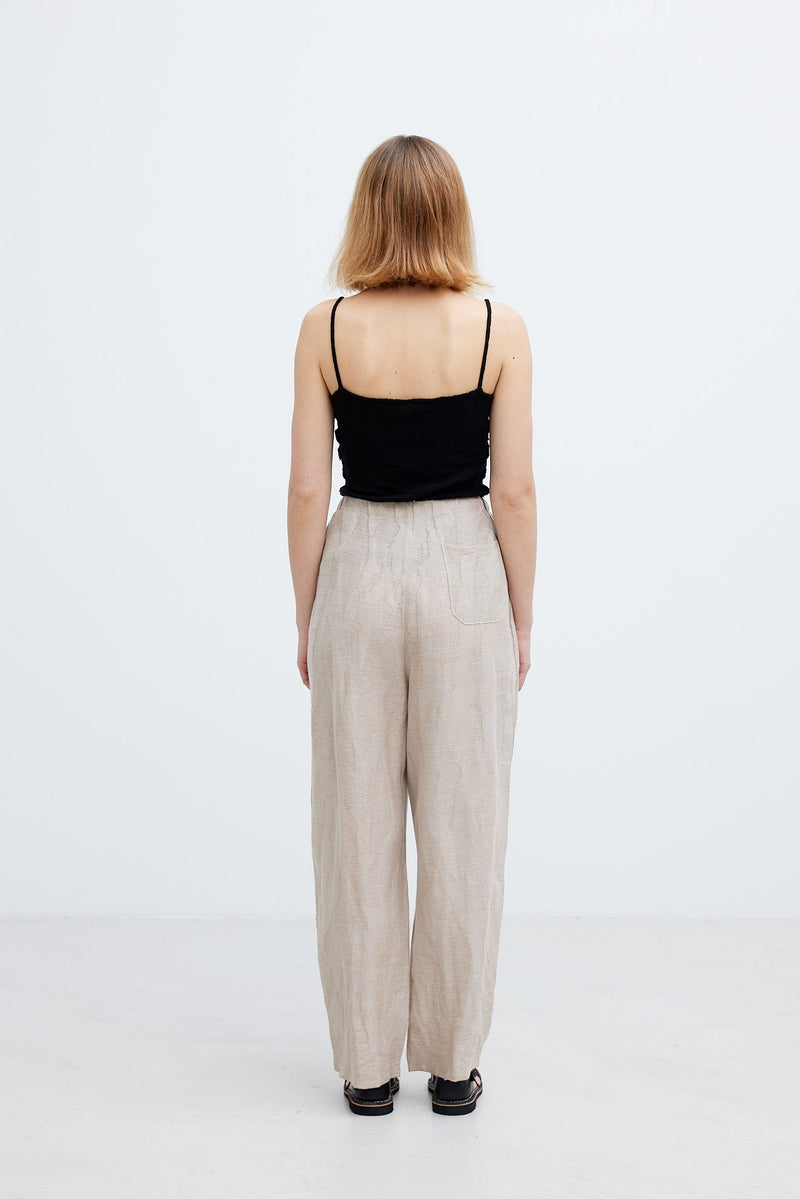 BOBOUTIC - Trousers - natural