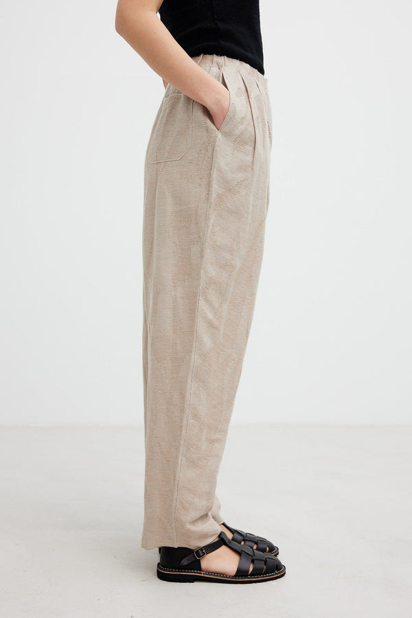 BOBOUTIC - Trousers - natural