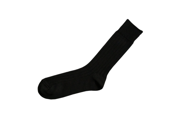 NISHIGUCHI KUTSUSHITA - Egyptian Cotton Ribbed Socks